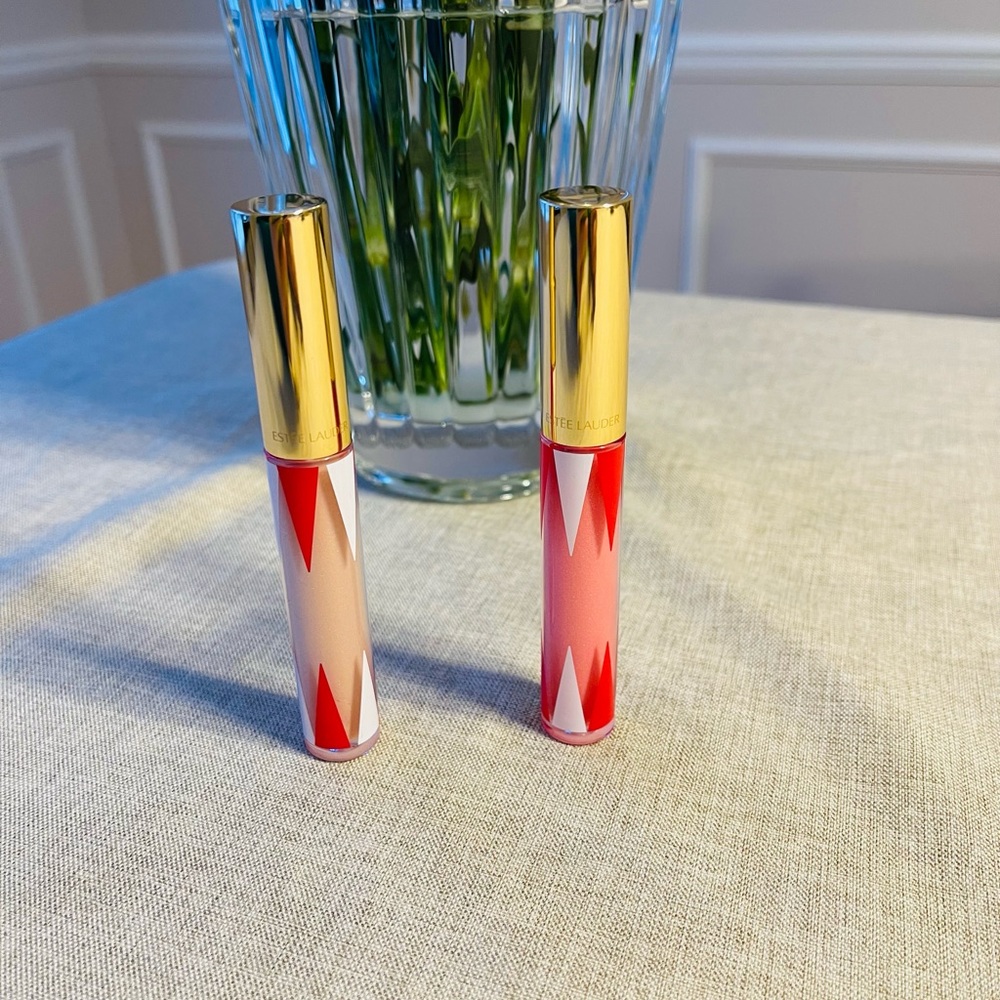 Estée Lauder lip shine 2pk